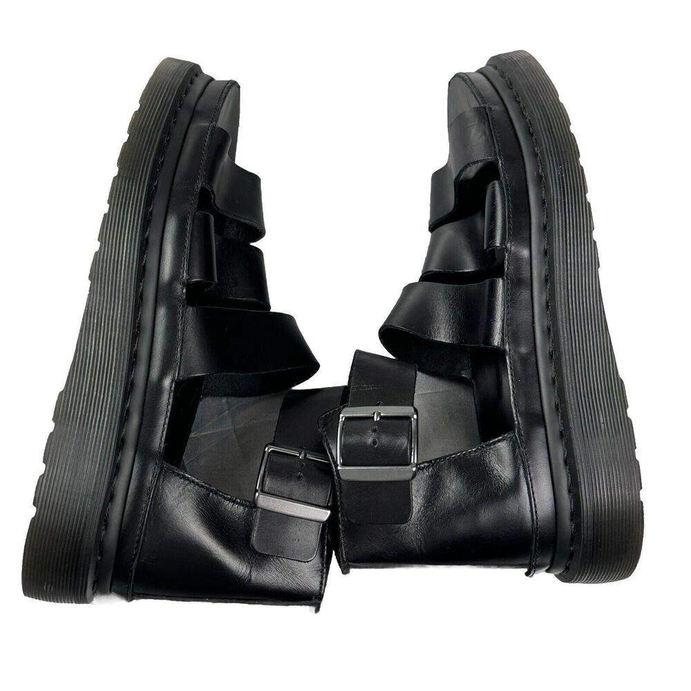 Dr. Martens Women's Clarissa II Gladiator Black Patent Leather Sandals US: 8 - Picture 12 of 15
